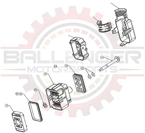 Ballenger Motorsports - 20 Way Connector Kit Replacement for Allison 3K / 4K (Gen 4) Heavy Duty Transmission in Saudi Arabia