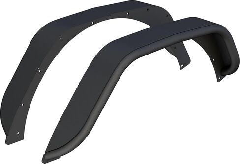 ARIES 2500213 Smooth Carbide Black Aluminum Rear Jeep Wrangler JL Fender Flares for Off-Road-Style Wheels in Saudi Arabia
