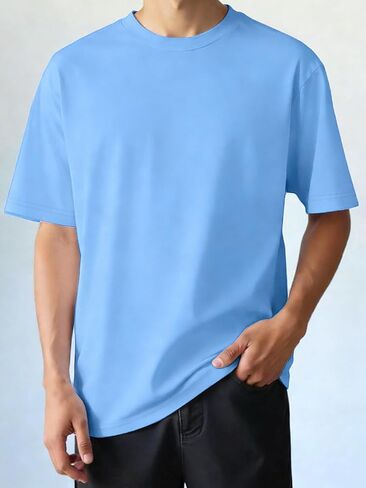 1 PCS Boys Short Sleeve T-Shirt for Teen Boys, Comfortable Daily Wear, Breathable & Versatile Casual Home Outfit in Saudi Arabia