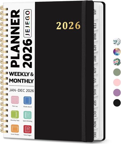 مخطط أكاديمي 8.5 × 11 بوصة 2025-2026، كتاب مخطط تقويم أسبوعي وشهري، يوليو 2025 - يونيو 2026، منظم كبير بغلاف مقوى مع علامات تبويب، مثالي للمعلمين والطلاب والنساء والرجال - A4، ذهبي in Saudi Arabia