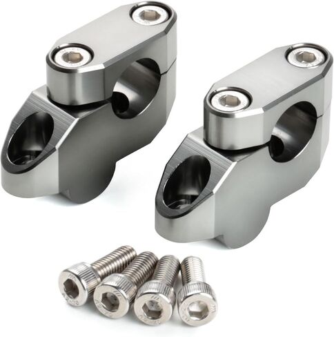 Zeta Bar Rise Offset Kit For 7/8" Handlebar,Gray in Saudi Arabia