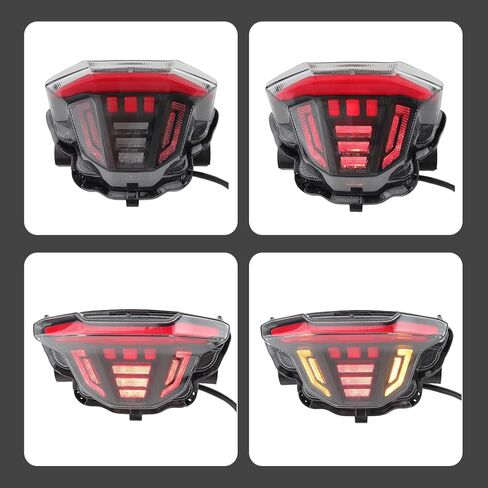 الكل في واحد LED متكامل الذيل ضوء دراجة نارية ل MT-07 MT 07 2025-2026 بدوره إشارة الوامض الخلفي الفرامل ضوء الضوء الخلفي الجمعية 2025 MT07 الملحقات والتوصيل والتشغيل in Kuwait