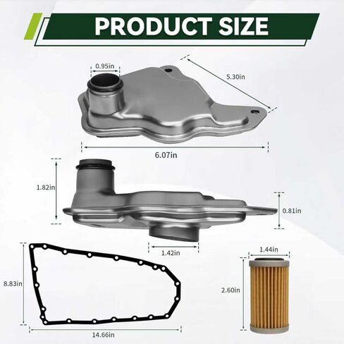 31728-28X0A طقم حشيات وعاء الزيت لمرشح ناقل الحركة يناسب Nissan Altima Rogue Sport Juke NV200، لInfiniti QX50 يستبدل 31726-3JX0A 31726-28X0A 31397-1XF0D 0440436 RE0F10D JF017E in Kuwait