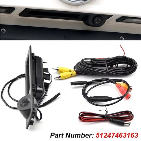 مفتاح تحرير الباب الخلفي لسيارات BMW لـ X4 F26 2013-2016 2017 2018 لـ X5 F15 F85 X6 F16 F86 51247463163 غطاء التمهيد مقبض الباب الخلفي مفتاح الضغط على زر الكاميرا in Saudi Arabia