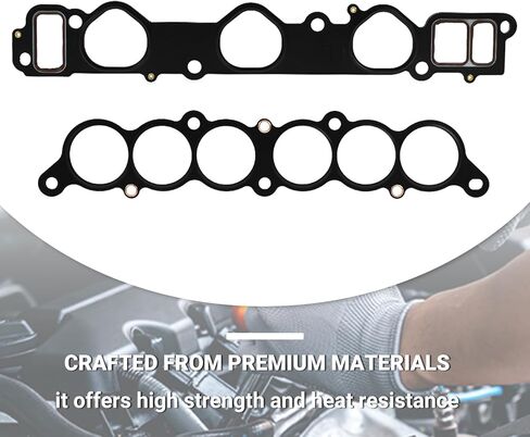 RULLINE MS95898 Engine Intake Manifold Gasket Set Compatible with Toyota Tacoma 1995–2004 4Runner 1996–2002 Tundra 2000–2004 T100 1995–1998 OEM-Grade Replacement Gasket Kit in Saudi Arabia