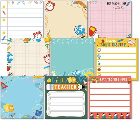 9 Pcs Wildflower Notepads 3" x 3" Self-Adhesive Wildflower Note Pads Memo for Journal Home School Office Gifts - 450 Sheets Reusable Flower Sticky Notes in Saudi Arabia