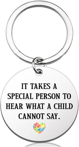Autism Awareness Keychain Appreciation Gifts for Autism Teachers, Thank You Gifts for Special Education Teacher ABA Therapists Birthday Christmas in Kuwait