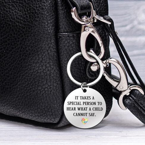 Autism Awareness Keychain Appreciation Gifts for Autism Teachers, Thank You Gifts for Special Education Teacher ABA Therapists Birthday Christmas in Kuwait