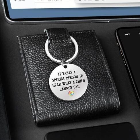 Autism Awareness Keychain Appreciation Gifts for Autism Teachers, Thank You Gifts for Special Education Teacher ABA Therapists Birthday Christmas in Kuwait