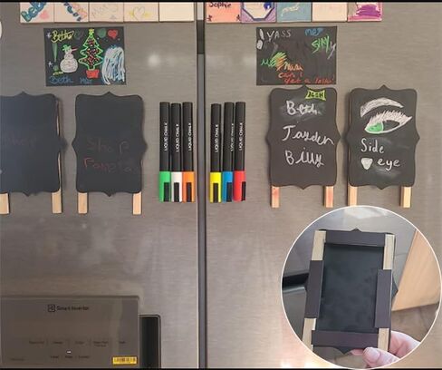 150PCs Adhesive Magnetic Squares & Magnetic Dots, Flexible Sticky Magnetic Tape - Easy Peel and Stick Magnets, Magnet Sheets with Strong Adhesive Backing Stickers for Crafts, Whiteboard, Fridge, DIY in Kuwait