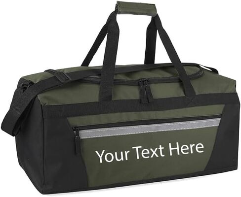 Personalized Passion Duffel Bag for Men & Women - Premium Quality Water-Resistant Travel Duffle - Custom Name Overnight Weekender Bag for Storage - Navy in Saudi Arabia
