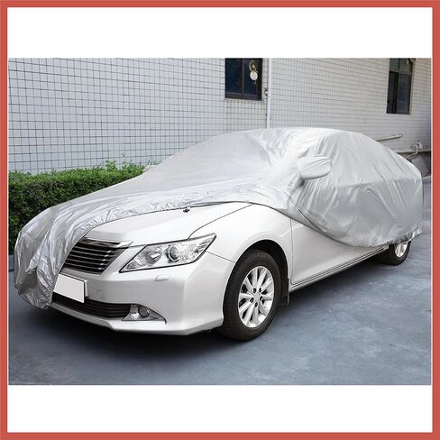 ACROPIX 3L Waterproof Full Car Cover UV Rain Resistant Protection 4.75M 1pcs Car Parts in Saudi Arabia