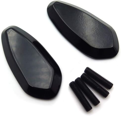 AfterMokit Replacement Mirror Block Off Base Plates for R6 1999-2009 without Logo Black in Saudi Arabia