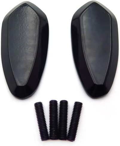 AfterMokit Replacement Mirror Block Off Base Plates for R6 1999-2009 without Logo Black in Saudi Arabia