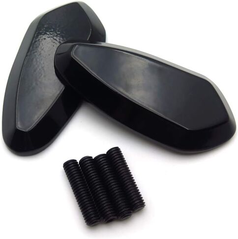 AfterMokit Replacement Mirror Block Off Base Plates for R6 1999-2009 without Logo Black in Saudi Arabia