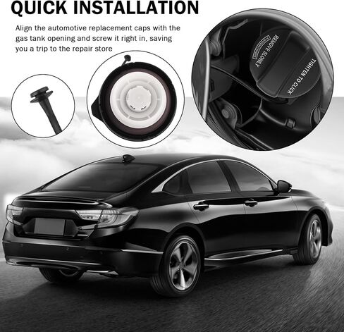 استبدال غطاء غاز السيارة OEM 17670T3WA01، استبدال غطاء وقود السيارة المتين المتوافق مع Honda Civic CR-V Pilot Odyssey، أغطية خزان وقود السيارات الاحترافية مع حشية in Kuwait