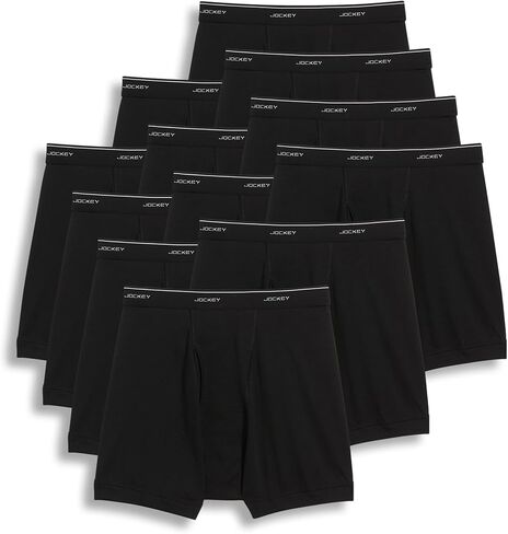 Jockey Men's Underwear Classic 5" Boxer Brief - 12 Pack in Saudi Arabia