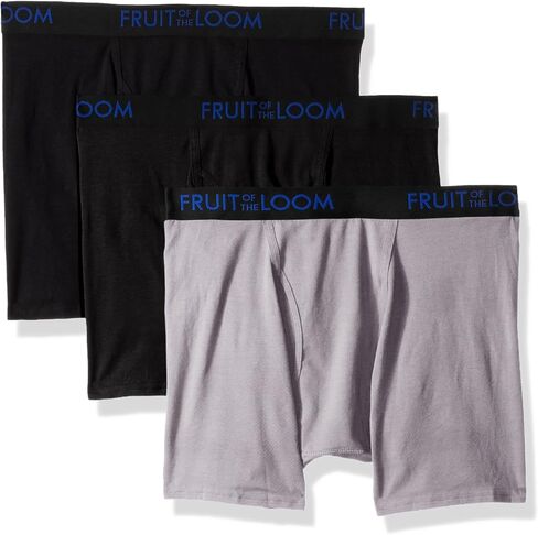 سروال داخلي رجالي من Fruit of the Loom مصنوع من 3 قطع من القماش الشبكي الصغير خفيف الوزن وجيد التهوية in Saudi Arabia