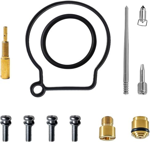 طقم إعادة بناء المكربن ​​Carb متوافق مع Yamaha YFZ50 2017 2018 2019 2020 2021 2022 2023 2024، استبدال 26-10156 2610156 in Kuwait