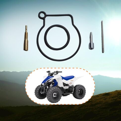 طقم إعادة بناء المكربن ​​Carb متوافق مع Yamaha YFZ50 2017 2018 2019 2020 2021 2022 2023 2024، استبدال 26-10156 2610156 in Kuwait