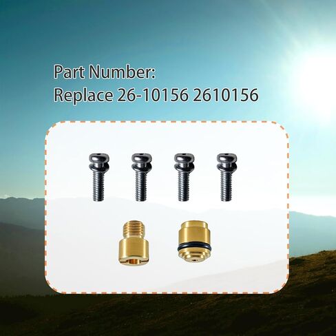 طقم إعادة بناء المكربن ​​Carb متوافق مع Yamaha YFZ50 2017 2018 2019 2020 2021 2022 2023 2024، استبدال 26-10156 2610156 in Kuwait