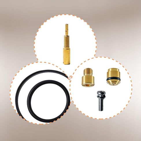 طقم إعادة بناء المكربن ​​Carb متوافق مع Yamaha YFZ50 2017 2018 2019 2020 2021 2022 2023 2024، استبدال 26-10156 2610156 in Kuwait