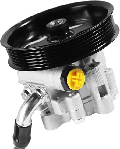 مضخة توجيه كهربائية 20-64610 مع بكرة مع خزان متوافق مع Jeep Liberty 2002-2006، لـ V6-3.7L فقط، استبدل # 96-64610 52088710AA 52088710AD 53013493AA 4892371AA 733-75141 in Saudi Arabia
