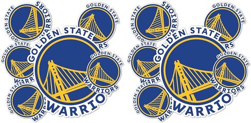Desert Cactus Golden State Warriors NBA Officially Licensed Sticker Vinyl Decal Laptop Water Bottle Car Scrapbook (Type 3 Global) in Saudi Arabia