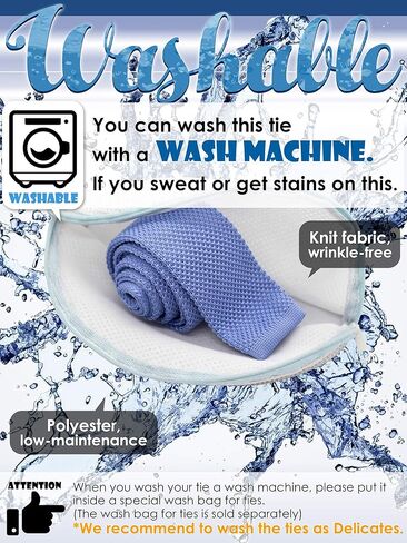 Men's Pointed Knit Tie Necktie Width 2.75 inches Washable Solid Color Powder Pink in Kuwait