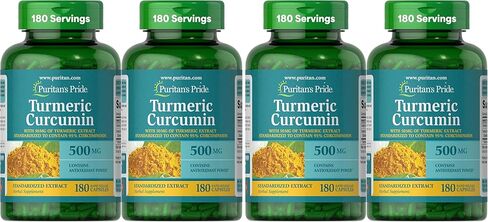 Puritan's Pride Turmeric Curcumin 500 mg-180 Capsules in Saudi Arabia