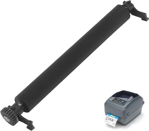 أسطوانة بديلة لطابعة النقل الحراري Zebra GK420D GX420D ZP450 ZP500 ZP505 ZP550، مع محامل وتروس، مطاط متين، P/N:P1027135-039/105934-034 in Kuwait