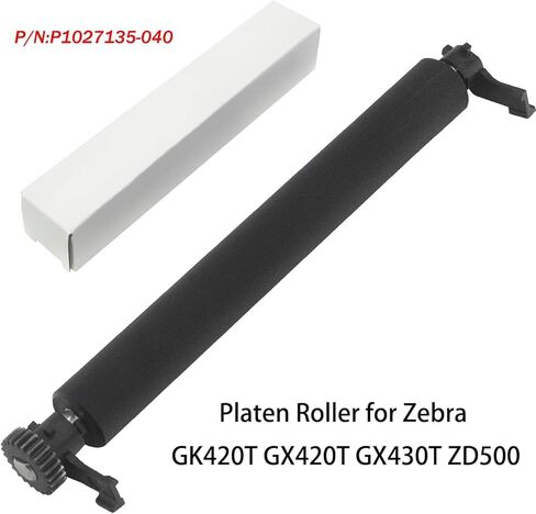 أسطوانة بديلة لطابعة النقل الحراري Zebra GK420D GX420D ZP450 ZP500 ZP505 ZP550، مع محامل وتروس، مطاط متين، P/N:P1027135-039/105934-034 in Kuwait