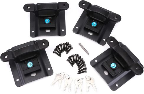 Bed Tie FL3Z-9928408-AB Down Anchors Truck Cargo Bed Tie Downs Boxlink Cleats with Plates Compatible with Ford F150 F250 F350 2015-2021 in Saudi Arabia