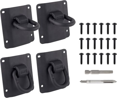 مثبتات ربط لسرير الشاحنة شديدة التحمل لسيارة Ford F150 F250 F350 Raptor 2015-2025، 4 عبوات من أدوات ربط البضائع مع صنبور M6، تحل محل FL3Z-9928408-AB وFL3Z-99000A64-B in Kuwait