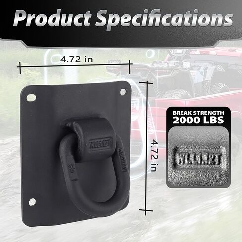 مثبتات ربط لسرير الشاحنة شديدة التحمل لسيارة Ford F150 F250 F350 Raptor 2015-2025، 4 عبوات من أدوات ربط البضائع مع صنبور M6، تحل محل FL3Z-9928408-AB وFL3Z-99000A64-B in Kuwait