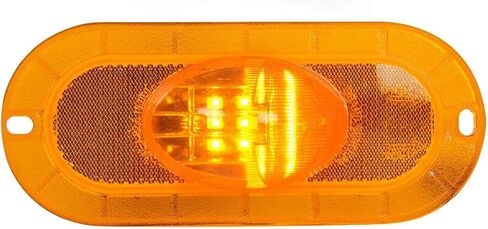 GG Grand General 79998 Oval Amber/Amber Side Marker Turn 9 LED Light with Reflex Lens in Saudi Arabia