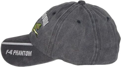 Trade Winds F-4 Phantom USA Flag Grey Gray Cotton Adjustable Embroidered Cap Hat - Officially Licensed in Saudi Arabia