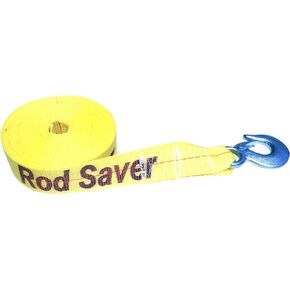 Rod Saver Heavy Duty Replacement Winch Strap, 20', Yellow