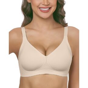 Cloud Feel Everyday T Shirt Bra Seamless Bras for Women Comfortable Push Up Bra No Underwire