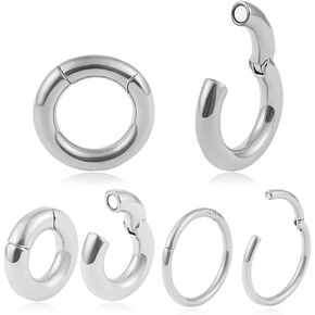 Vankula 2pcs Simple Style Hypoallergenic 316 Stainless Steel Ear Hangers Weight Ear Gauges Piercing Plug Pair Selling 2g 0g Body Jewelry