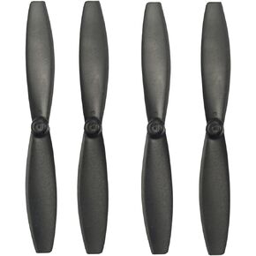 4pcs Minidrones Propeller Blades Props for Parrot Minidrone Mambo FPV, Airborne Cargo Drone, Airborne Night Drone, Hydrofoil Drone (Black)