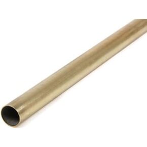 K&S 3930 Round Brass Tubes, 12mm OD x 0.45mm Wall x 1 Meter Long, 3 Tubes, Made in USA