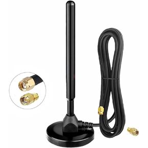 Waterproof Replacement 5.8dBi Strengthen Magnet Base Pure Copper 915MHZ LoRa Gateway Antenna with 3M/10FT Cable for Helium Hotspot RAK Nebra Bobcat 300 SenseCAP M1 Hotspot HNT Finestra Miner, Eifagur