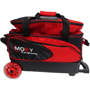 Moxy Blade Premium Double Roller Bowling Bag- Red