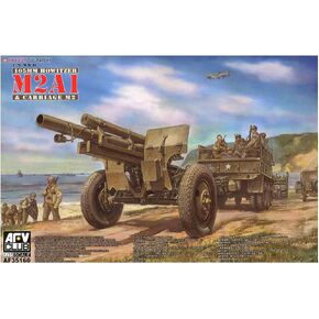 Unbekannt AFV-Club 35160 Howitzer M2A1 Carriage M2, Vehicles, 105 mm