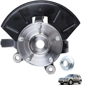ECNEREFERR Steering Knuckle Wheel Hub Bearing Assembly LK015 for Ford Escape Mazda Tribute 2001 02 03 04 05 06 07 08 09 10 11 12 Front Left Driver Knuckle Steering 698-405
