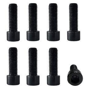 M7 Socket Hex Cap Screw for Automotive use, Bicycles, and More | 8 Pack M7x20mm | Universal Use | 1.0mm Pitch | Use with 5mm Allen Key | (M7x20-1.0)