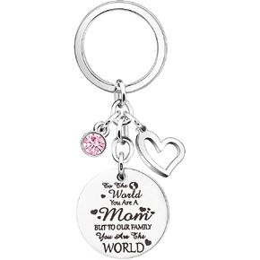 Gift- Keychains, Christmas Keyring Key Birthday Gifts, Pack of 1, Silver