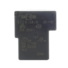 832A-1A-C 24VDC 30A General Purpose Power Relays 4 Pins with PCB Terminals SPNO