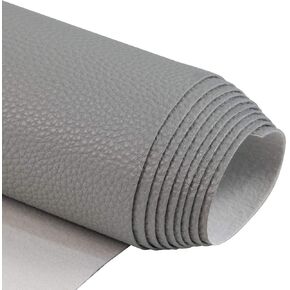 TORRAMI Soft Synthetic PU Fabric Material Faux Leather Sheets 1 Yards 54" x 36", 0.95mm Thick for Upholstery, DIY Crafts, Pebbled Pattern Black